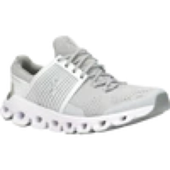 On WOMEN'S CLOUDSWIFT White Running Glacier/White - Picture 3 of 8